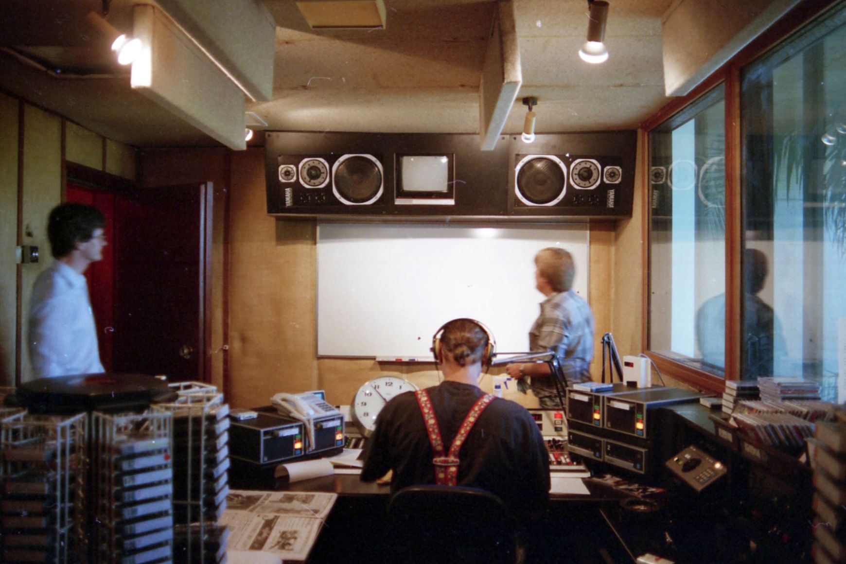 1989.xx.xx - Photo-On Air Studio Upgrade - Greg Hateley, Fred Botica and Steve Dayne.jpg